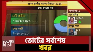 সারাদেশে মোট ভোটার সংখ্যা ও প্রদত্ত ভোট  Vote  Election  Ekattor TV [upl. by Aikas717]