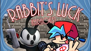 Rabbits Luck Karaoke With Fan Lyrics [upl. by Aelhsa]