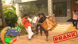 PONGAL Family members House Theft🤣🎇 Prank  Prankster Rahul AZAR  2024 trending [upl. by Chlo517]