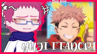 •Parents Itadori react to  Itadori Yuji Jujutsu Kaisen•  gacha club 🇧🇷🇺🇸 [upl. by Fisk]