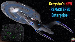 Greystars NEW REMASTER Enterprise I VS Enterprise HBorgGalaxy XFH  Star Trek Starship Battles [upl. by Jarib]