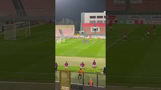 International Friendly  Malta v Slovenia  Stephen Pisani Free kick Goal [upl. by Acinorehs]