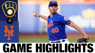 Brewers vs Mets Game Highlights 61422  MLB Highlights [upl. by Milli]