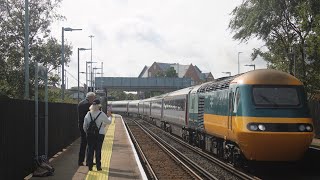 4300743008 The Cross Country HST Farewell Tour PooleParkstone and Holton Heath 260923 [upl. by Ellimac96]