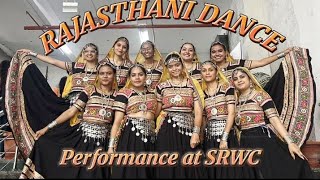 Rajasthani Dance Performance at SRWC  First Place  Folk Dance  Ghoomar [upl. by Lehrer]