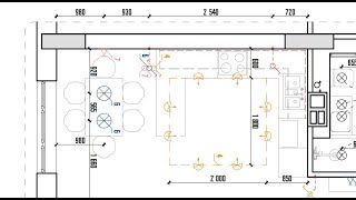 ARCHICAD проект интерьера План электрики и план потолка [upl. by Hanley]