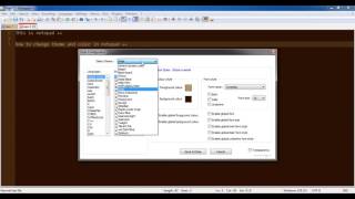 How to change notepad  theme  notepad style configurator [upl. by Stu]