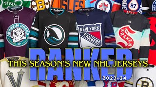 The 202324 Seasons New NHL Jerseys RANKED [upl. by Jezabella]