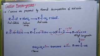 Curtius rearrangementpreparation method of amines [upl. by Licha]