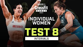 Intervals — Women’s Test 8 — 2023 NOBULL CrossFit Games [upl. by Greenquist851]