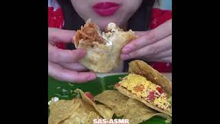 SAS ASMR Eating Mexico food eatsounds asmreating eatinsounds eatingvideos food [upl. by Aciamaj]