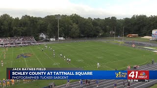 THE END ZONE HIGHLIGHTS Tattnall faces Schley County [upl. by Yedok]