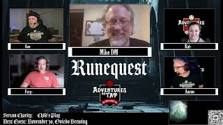 Adventures on Tap  RPG Showcase Runequest  Gameplay [upl. by Nylesaj253]