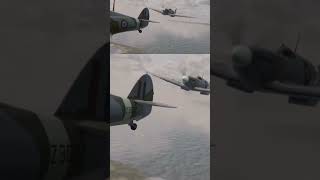 Hurricane and Spitfire ww2 militaryhistory militaryaircraft aviation [upl. by Nylirrehs]