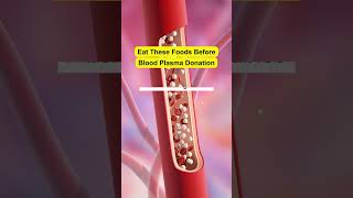 Eat These Foods Before Blood Plasma Donation viral food [upl. by Adalai]