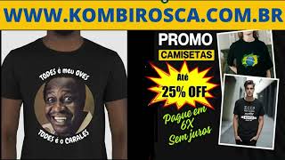 Camisetas Kombirosca  PROMOÇãO 25 de desconto [upl. by Etsyrk]