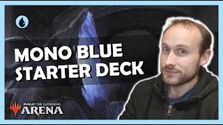 Mono Blue Starter Deck Ranked Gameplay  MTG Arena Beginners [upl. by Oconnor115]