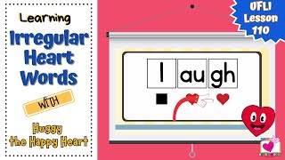 Teaching Sight Word LAUGH  UFLI Lesson 110 Irregular Heart Word  Learn Gr 1 Gr 2 Sight Words [upl. by Gonagle9]