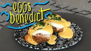 EGGS BENEDICT  Yumurtalı Hollandez soslu müthiş bir kahvaltılık [upl. by Beitch373]