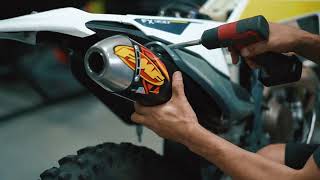 KTM  Husqvarna Motorcycles  GASGAS FMF Powercore 4 Silencer  350  450 [upl. by Nessaj131]