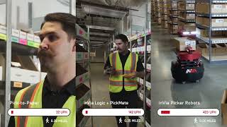 inVia Robotics System vs Traditional PicktoPaper Order Picking [upl. by Ykcor]