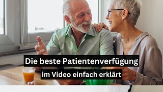 Die beste Patientenverfügung im Video einfach erklärt [upl. by Olinad]