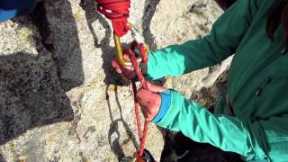 Tying a Munter Mule Overhand MMO [upl. by Norehc]