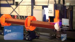 RHS SHS and pipe cutting amp profiling machine  MPC  Multiprofile Cutting Machine [upl. by Leorsiy]