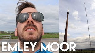 New Temporary Transmitter Construction At Emley Moor [upl. by Vashtee]