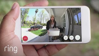 Smart Home Security  Deter Porch Thieves from Anywhere  Ring Video Doorbell Pro [upl. by Eniamreg797]