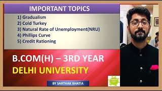 Gradualism and Cold Turkey Policy MACRO ECONOMICS 3RD YEAR DU [upl. by Goldston]