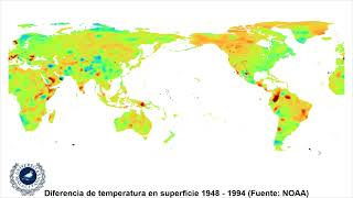 Change of Earth temperature 19482024 [upl. by Jahdol]