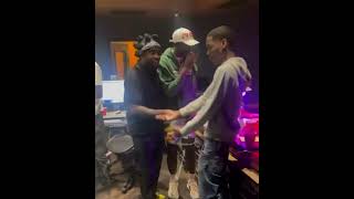 Yvngxchris in studio with Wale amp Freddie Gibbs [upl. by Arabella]