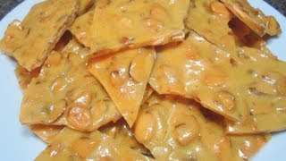 How to make Almond Brittle  Easy Cooking [upl. by Richmal590]