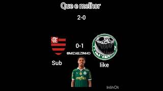 flamengo vs palmeiras agregado 20que e melhor😎edit [upl. by Iah]