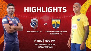 Match 30 Malappuram FC v Trivandrum Kombans FC  English Highlights  Super League Kerala 2024 [upl. by Witt]