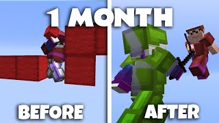 Becoming a pro bedwars player in 1 month  My epic 1 month challenge [upl. by Oliva]