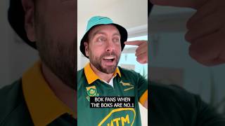 Bok fans right now 🇿🇦😂 Rugby TheRugbyGuy WorldRankings [upl. by Dranoel630]