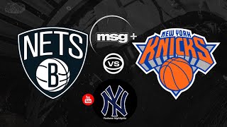 Brooklyn Nets Vs New York Knicks Special Edition Live Scoreboard Watch 111524 NBA INST [upl. by Wileen]