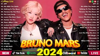 Bruno Mars Songs Playlist 2024  The Best Of Bruno Mars  Greatest Hits Full Album 2024 [upl. by Boniface]