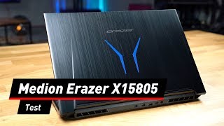 Medion Erazer X15805 GamingNotebook im Test [upl. by Eelahs]