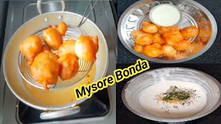 Mysore bondasnacks recipe [upl. by Fitzhugh8]