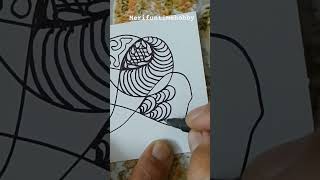 Zentangle Patterns shortsfeed zentangleart doodling Zentangle Pattern [upl. by Aurora104]