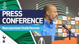 Nuno previews Conference League clash with Stade Rennais  Stade Rennais v Spurs [upl. by Seedman]