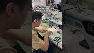 How long does it usually take to sew a puffer jacket jacketmanufacture outdoorclothing sewing [upl. by Ailemaj]