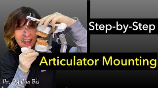 StepbyStep Articulator Mounting [upl. by Yenruoj92]