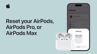 How to reset your AirPods AirPods Pro or AirPods Max  Apple Support [upl. by Schrader]