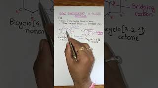 😲 Bicyclo Compounds naming Trick 🔥🔥🔥 shorts organic iit neet [upl. by Mercy782]