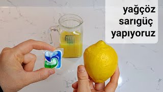 Yağçöz SARIGÜÇ yapıyoruz‼️En zorlu yağlarda etkili Fırın aspiratör ocak mutfak dolabı tezgah lavabo [upl. by Cannell]