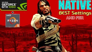 GTX 1060  RYZEN 5 5600x  Red Dead Redemption 1 RPCS3 NATIVE QUALITY FSR BEST Settings Test [upl. by Kyriako]